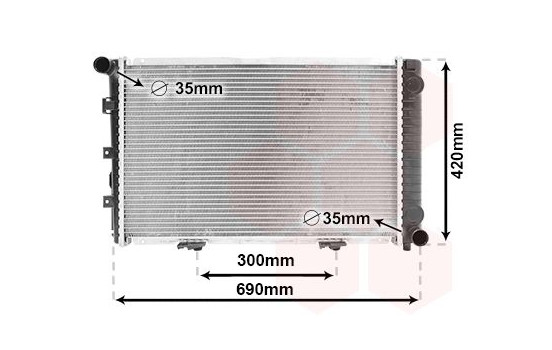 Kylare, motorkylning 30002211 International Radiators, bild 2