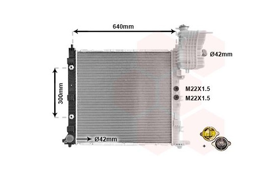 Kylare, motorkylning 30002243 International Radiators, bild 2