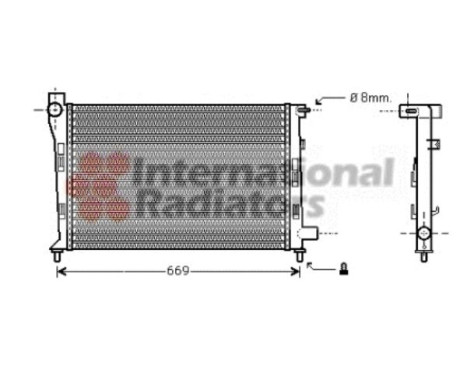 Kylare, motorkylning 30002281 International Radiators, bild 2