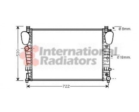 Kylare, motorkylning 30002309 International Radiators, bild 2