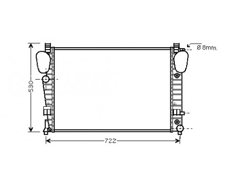 Kylare, motorkylning 30002311 International Radiators