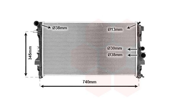 Kylare, motorkylning 30002356 International Radiators