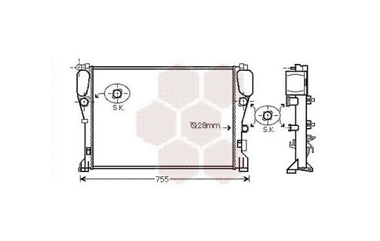 Kylare, motorkylning 30002468 International Radiators