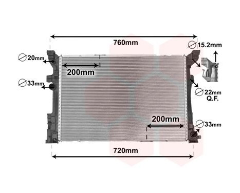 Kylare, motorkylning 30002654 International Radiators