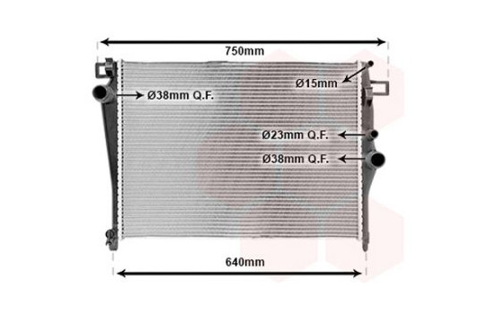 Kylare, motorkylning 30002703 International Radiators