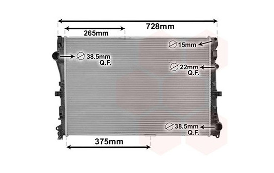 Kylare, motorkylning 30012702 International Radiators