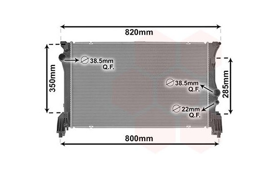 Kylare, motorkylning 30012710 International Radiators