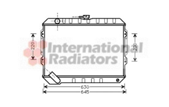 Kylare, motorkylning 32002088 International Radiators, bild 2