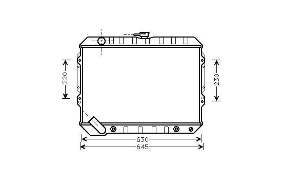 Kylare, motorkylning 32002089 International Radiators