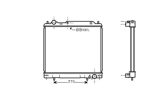 Kylare, motorkylning 32002110 International Radiators