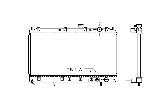 Kylare, motorkylning 32002117 International Radiators