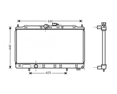 Kylare, motorkylning 32002122 International Radiators