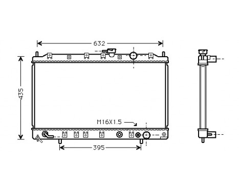 Kylare, motorkylning 32002127 International Radiators