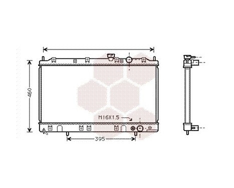 Kylare, motorkylning 32002136 International Radiators, bild 2