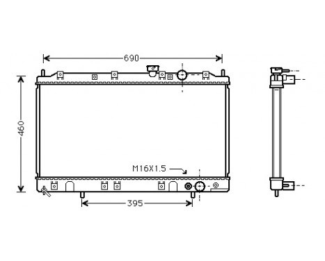 Kylare, motorkylning 32002136 International Radiators