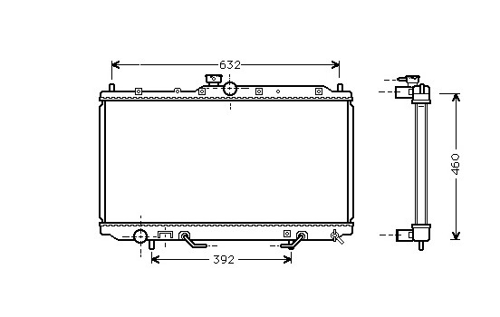 Kylare, motorkylning 32002153 International Radiators