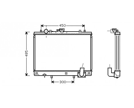 Kylare, motorkylning 32002161 International Radiators