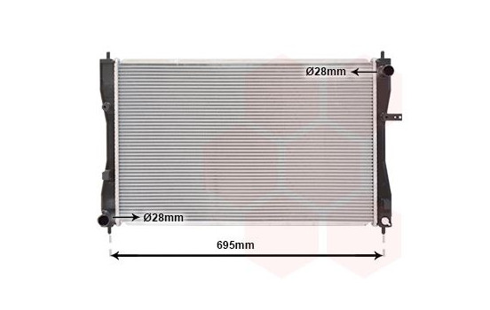 Kylare, motorkylning 32002174 International Radiators, bild 2
