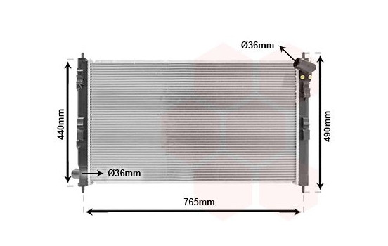 Kylare, motorkylning 32002201 International Radiators, bild 2