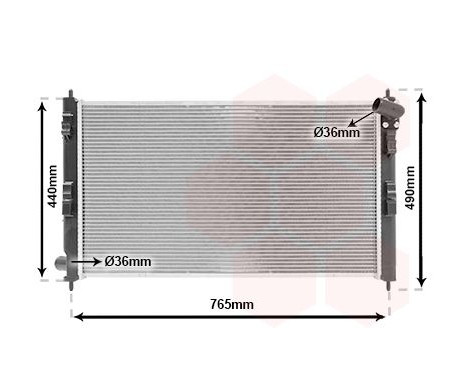 Kylare, motorkylning 32002207 International Radiators, bild 2