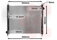 Kylare, motorkylning 33002385 International Radiators