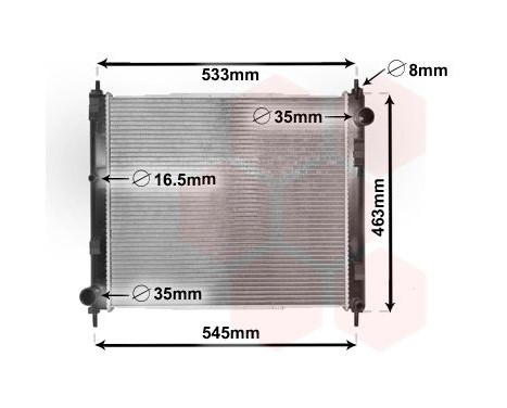 Kylare, motorkylning 33002385 International Radiators
