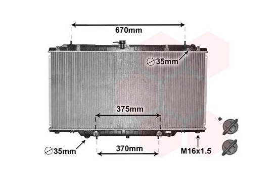 Kylare, motorkylning 33002393 International Radiators Plus