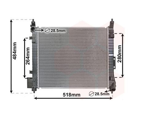 Kylare, motorkylning 33012711 International Radiators