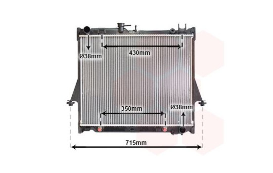 Kylare, motorkylning 36002026 International Radiators, bild 2