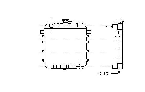 Kylare, motorkylning 37002024 International Radiators, bild 2