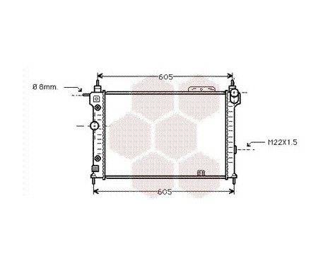 Kylare, motorkylning 37002029 International Radiators, bild 2