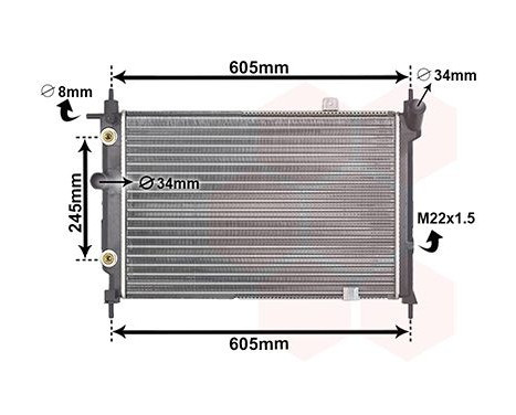 Kylare, motorkylning 37002029 International Radiators, bild 2