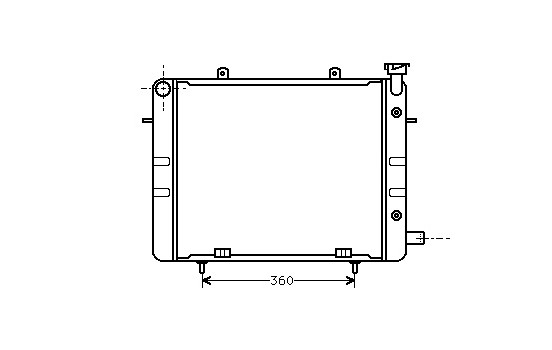 Kylare, motorkylning 37002040 International Radiators