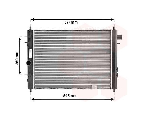 Kylare, motorkylning 37002055 International Radiators, bild 2