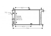 Kylare, motorkylning 37002065 International Radiators