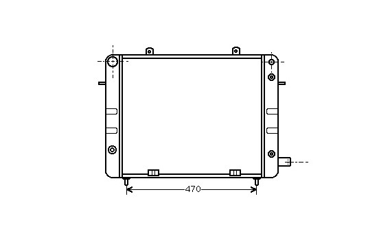 Kylare, motorkylning 37002072 International Radiators