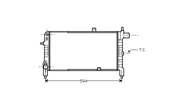 Kylare, motorkylning 37002074 International Radiators