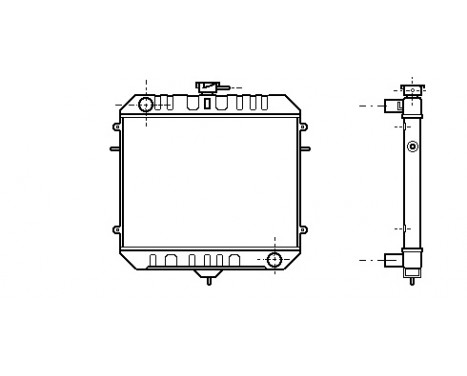 Kylare, motorkylning 37002081 International Radiators