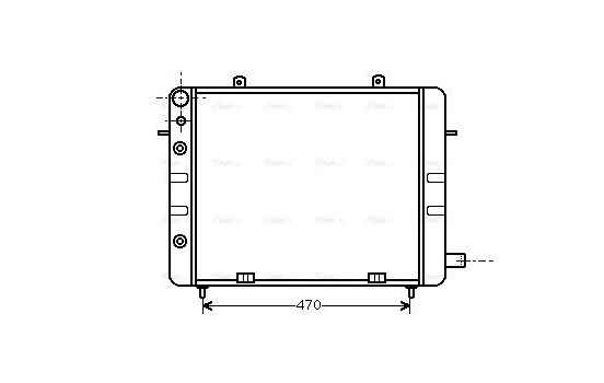 Kylare, motorkylning 37002083 International Radiators, bild 2