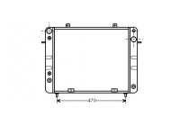 Kylare, motorkylning 37002101 International Radiators