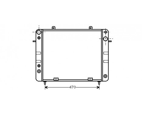 Kylare, motorkylning 37002101 International Radiators