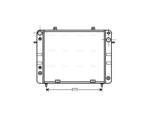 Kylare, motorkylning 37002101 International Radiators, bild 2