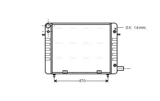 Kylare, motorkylning 37002111 International Radiators, bild 2