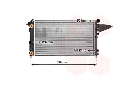 Kylare, motorkylning 37002117 International Radiators, bild 2