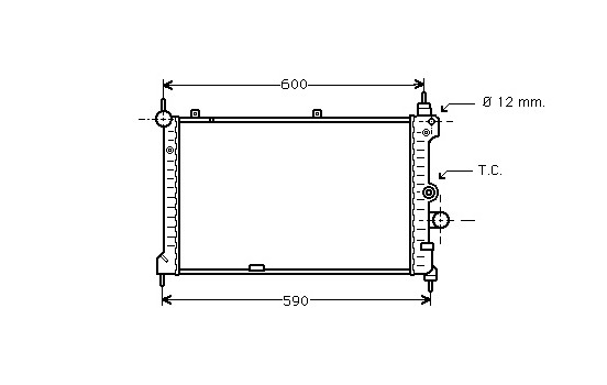 Kylare, motorkylning 37002127 International Radiators