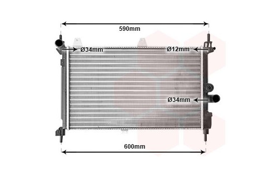 Kylare, motorkylning 37002127 International Radiators, bild 2