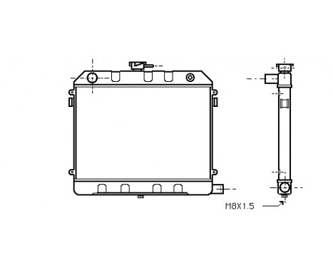 Kylare, motorkylning 37002130 International Radiators