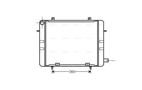 Kylare, motorkylning 37002155 International Radiators, bild 2