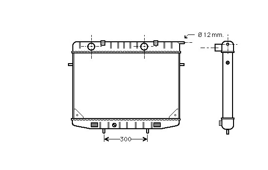 Kylare, motorkylning 37002188 International Radiators