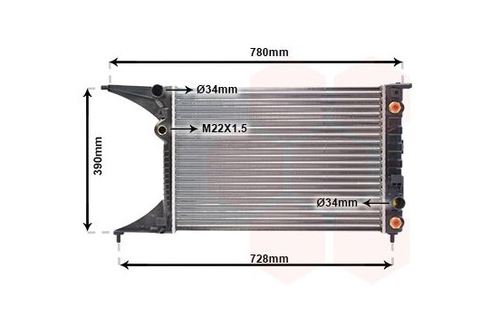 Kylare, motorkylning 37002201 International Radiators, bild 2